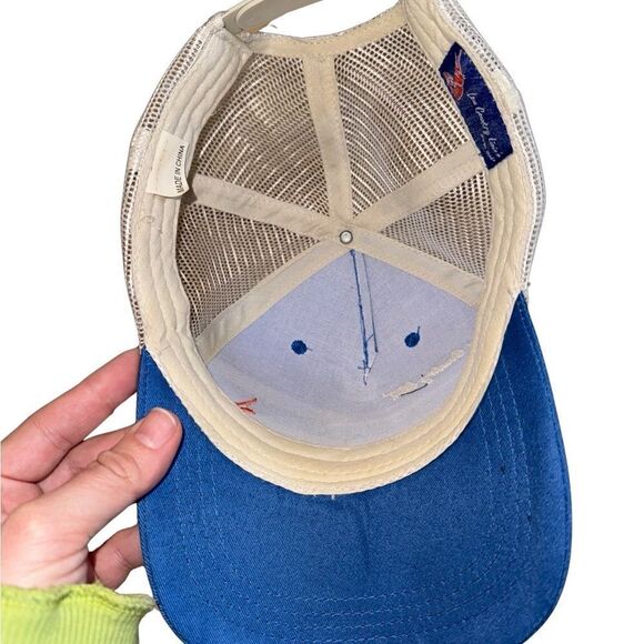 Low Country Livin' Trucker Hat - Embroidered Shrimp- Marsh Mode - Picture 8 of 9